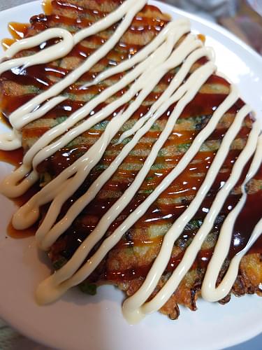 長ネギの青いところのネギ焼き