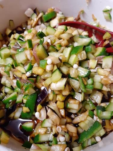 夏野菜のきりざい(カンカンざい)