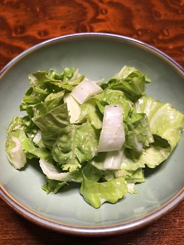 やわらかサントウ白菜のマヨポン酢サラダ