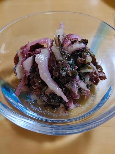 紫白菜ラぺ